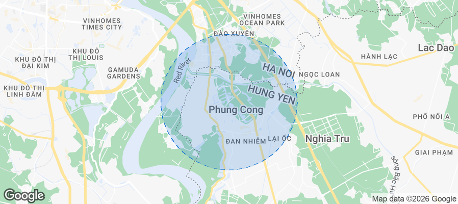 Phụng Công Airbnb map